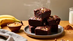 Brownies ohne Mehl und Zucker: Das gesunde Blitzrezept für Schokofans